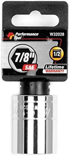 Vista 20 de Performance Tool W32334 1/2 Drive 1-1/16 6Point Deep Wall Socket, 1 paquete