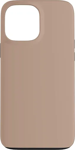 Vista 21 de iPhone 11 Pro Max Pastel Nude Beige Mate Simple Marrón Color Art Case