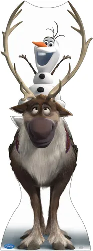 Vista 19 de Figuras de cartón de Frozen, se sostienen solas, Anna, talla única