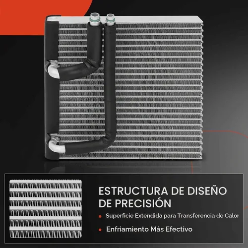 Vista 5 de A-Premium Núcleo de evaporador de CA delantero compatible con Nissan Frontier 2005-2016/2018-2021, Frontier 2017 2.5L/4.0L, Xterra 2005-2015