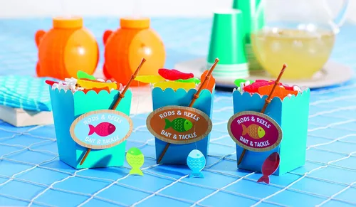 Vista 5 de Fun Express Little Fisherman - Juego de 25 púas para caña de pescar