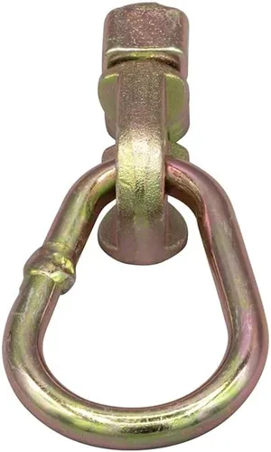 Vista 9 de Mytee Products Paquete de 4 accesorios de riel en L de doble perno prisionero con eslabones de pera para rieles de riel en L, accesorios de amarre