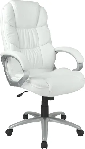 Vista 9 de PayLessHere Silla de oficina ergonómica de respaldo alto ejecutivo silla de escritorio con silla giratoria ajustable de piel sintética con Negro