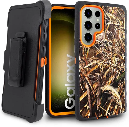 Vista 11 de Funda para teléfono Samsung Galaxy S23 Ultra 5G (2023), protector de pantalla integrado, resistente y duro a prueba de golpes, funda protectora