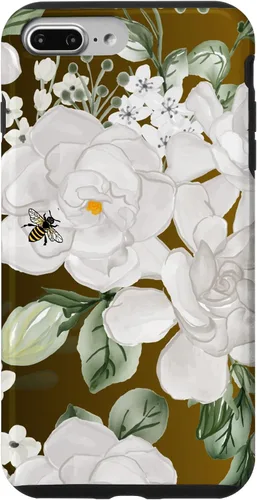 Vista 12 de Funda para iPhone 16 White Gardenia's Nectar Flowing Over