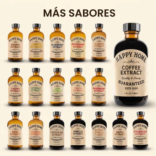 Vista 8 de Happy Home Sabor de café natural de primera calidad, certificado Kosher, 4 onzas.