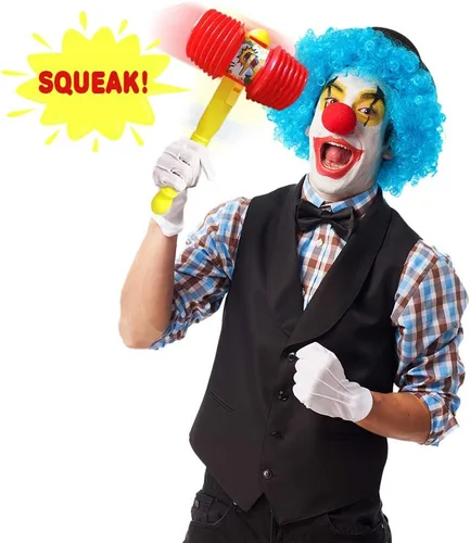 Vista 6 de ArtCreativity Martillo Chirriante Gigante para Niños – Juguete Chirriante Jumbo de 14 Pulgadas, Perfecto para Payaso, Carnaval y Favores de Fiesta