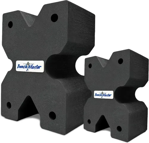 Vista 8 de BenchMaster X-Block - Soporte de disparo, varios tamaños, soporte para rifle que mejora la precisión, reducción de retroceso, resistente al aceite