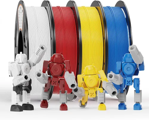 Vista 13 de Paquete de filamento PLA de 0.069 pulgadas, 8 colores vibrantes, apto para Pla Bundle-250gx8-112020006