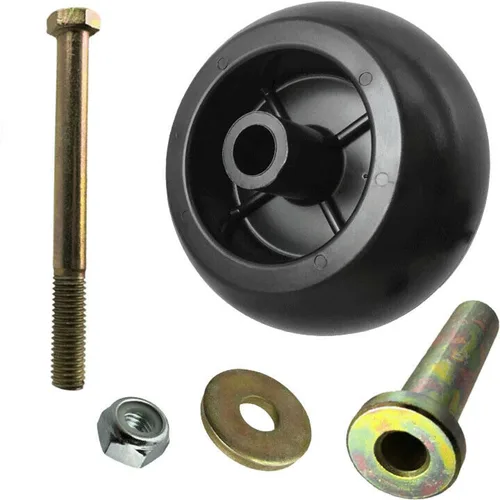 Vista 3 de Rueda de cubierta de plástico para cortacésped Exmark Toro 103-3168 103-4051 1-603299 103-7263 109-9011 con kits de hardware