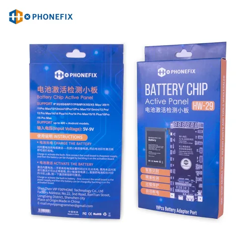 Vista 2 de PHONEFIX BA29 Placa de detección de activación de batería para iPhone 5-15 PRO MAX Android Baterías de teléfono Android Probador de carga de placa