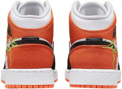 Vista 5 de Jordan Youth Air 1 Mid DQ8390 100 Baloncesto Blossom - Talla 7Y