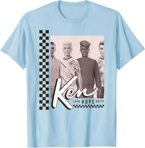Vista 34 de Barbie - Camiseta Ken Love Hope Unity Blanco