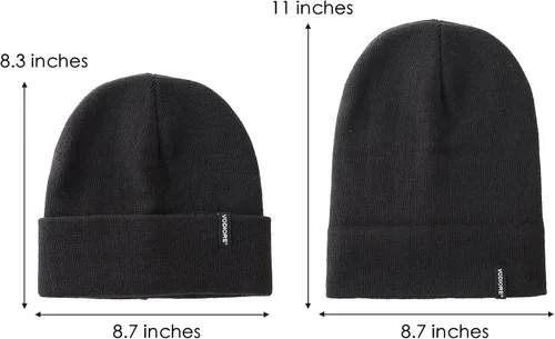 Vista 4 de VODIORE Beanie Hats for Men Women Winter Knit Hat Warm Slouchy Beanies Cuffed Skull Cap