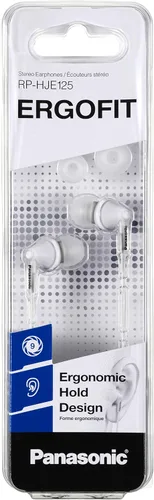 Vista 2 de Panasonic RP-HJE125E-W - Auriculares de diseño Ergofit