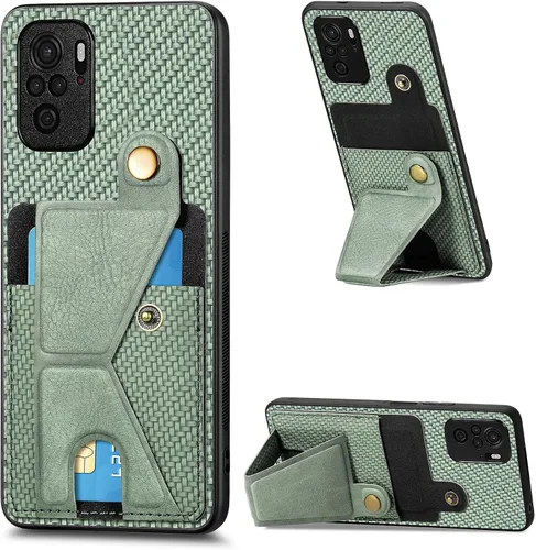 Vista 120 de Funda para Oppo K10x / OnePlus Nord CE 2 Lite 5G Funda para Realme 9 5G / 9 Pro / Q5 / V25 Funda de piel sintética con ranuras para tarjetas