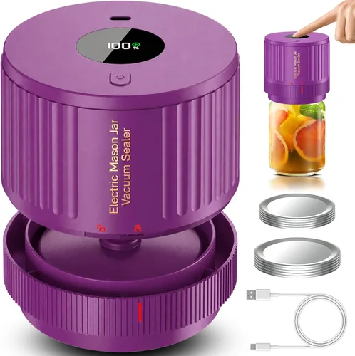 Vista 14 de LOVE MOMENT Kit de sellador al vacío de tarro Mason eléctrico