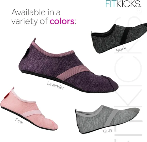Vista 3 de FITKICKS Zapatos de agua deportivos plegables para mujer, estilo de vida activo, minimalistas, descalzos, para yoga