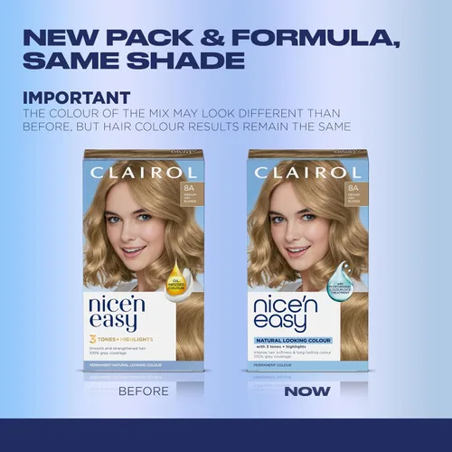 Vista 49 de Clairol Nice'n Easy - Tinte permanente para el cabello, color castaño medio 5, paquete de 3 unidades 5 Marrón medio