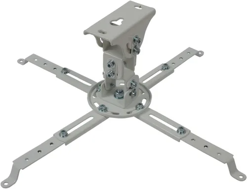 Vista 3 de VideoSecu - Soporte de montaje al techo para proyector DLP LCD PJ1W Blanco