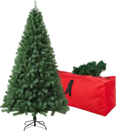 Vista 9 de Árbol de Navidad artificial negro de 4 pies, árbol de Navidad pequeño falso