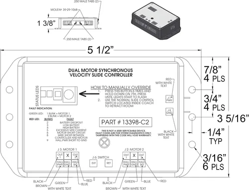 Vista 2 de AP Products 014-211852 Controlador de repuesto en la pared Slide V-Sync para Slide-Out