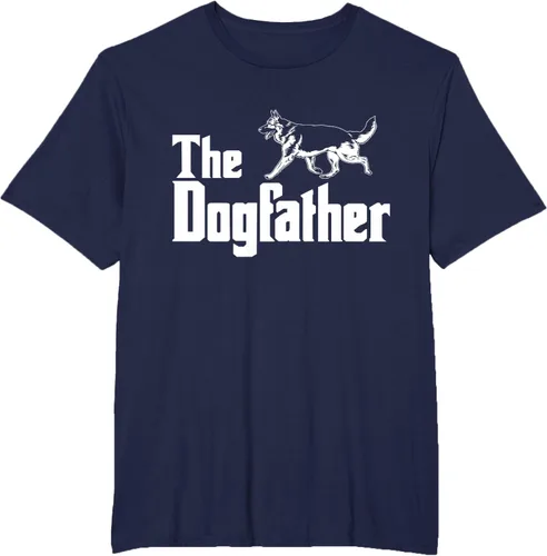 Vista 42 de The Dogfather Pastor Alemán - Camiseta de regalo divertida, Negro, S