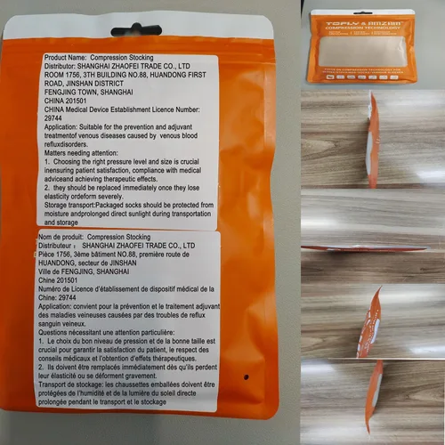Vista 7 de TOFLY® Calcetines de compresión altos hasta el muslo para mujeres y hombres, punta cerrada de 15-20 mmHg, medias de compresión médica graduadas