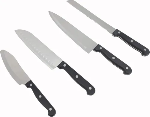 Vista 7 de Juego de 17 piezas de bloque de cubiertos de cocina Acero inoxidable Chef Madera Profesional 15276-NPF