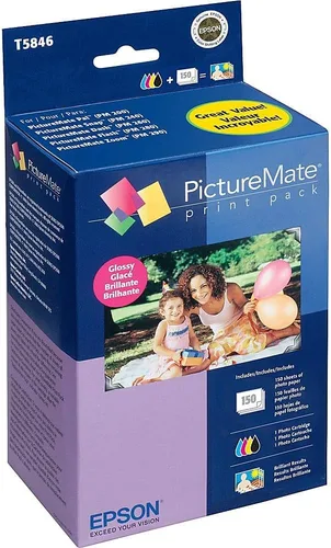 Vista 3 de PictureMate 200-Series papel fotográfico de 4 x 6, 150 unidades, negro/cian/magenta/amarillo Valor no encontrado
