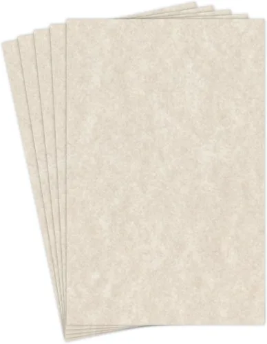 Vista 6 de Papel pergamino de papelería envejecido, enlace de 24 libras, texto de 60 libras, papel de 90 GSM, 50 hojas por paquete, 11 x 17 pulgadas