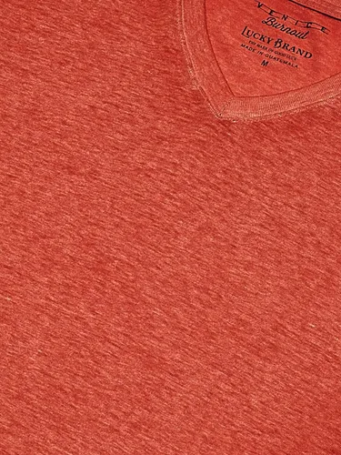 Vista 4 de Lucky Brand Venice - Camiseta estilo desgastado de cuello en V para hombre