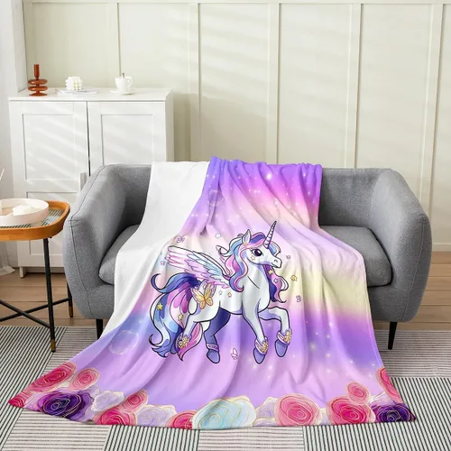 Vista 13 de Castle Fairy Manta de forro polar Sherpa con estampado de aviones para niños, manta de franela de dibujos animados para sofá, avión, azul y blanco