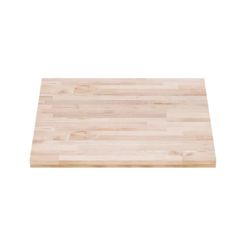 Vista 22 de DuraSteel Mesa de madera maciza, encimera de bloque de carnicero de 24 x 12 pulgadas, tabla de cortar de madera de losa de arce natural para mesa