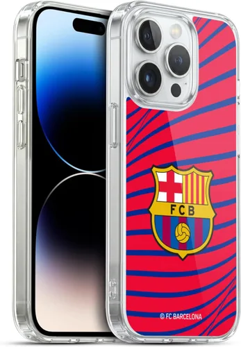 Vista 339 de Head Case Designs Funda de gel suave con licencia oficial del FC Barcelona Barca Crest Graphics [protección de grado militar] compatible con Apple