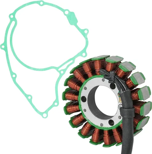 Vista 7 de Caltric Estator y junta compatibles con Honda Trx300 Trx-300 Fourtrax 300 1988-199518 Pol