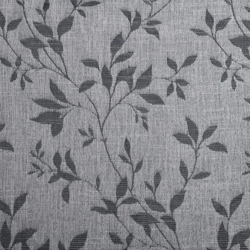 Vista 2 de Superior Ghera - Cortinas de jacquard con detalles de ventana, perfectas para habitación familiar, dormitorio, hojas, naturaleza con ojales
