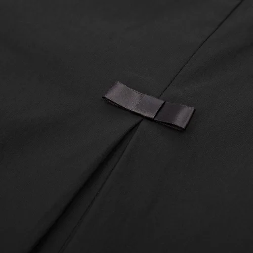 Vista 6 de Belle Poque, falda de lápiz elástica de cintura alta con lazo para mujer.