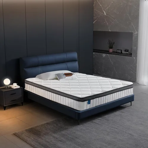 Vista 7 de Colchón Queen de 12 pulgadas, colchón tamaño Queen de 80 x 60 x 12 pulgadas, material saludable, suave, cómodo, transpirable, refuerzo de cuatro