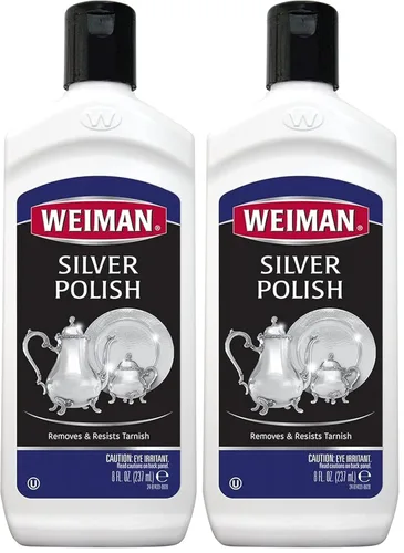 Vista 9 de Weiman Silver Cream Cleaner 3 en 1, Tecnología Anti-Deslustre, Limpia, Pule, Abrillanta y Restaura de Forma Segura, Elimina y Previene el Deslustre