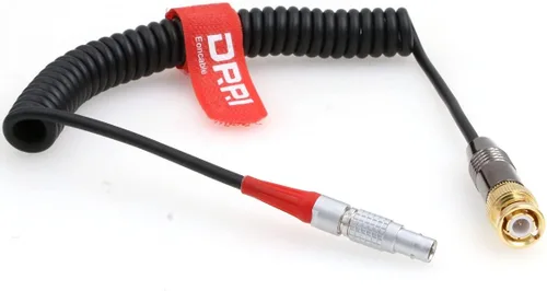 Vista 3 de Grabación ambiental LTC-Out Lockit Timecode Out Cable 5pin a BNC (cable enrollado)