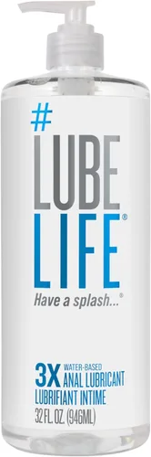 Vista 10 de LubeLife 3X Lubricante Anal – Lubricante a Base de Agua Extra Grueso para Hombres, Mujeres y Parejas – Lubricante Personal No Pegajoso, Compatible