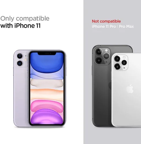 Vista 2 de Spigen Liquid Air - Funda diseñada para iPhone 11 (2019), color negro mate