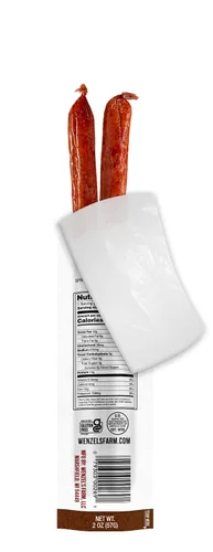 Vista 5 de Wenzel's Farm Palitos de tocino y carne de res │ Palitos de aperitivos │ Sabrosos, Ahumados naturales │ Alto en proteínas, bajo en carbohidratos │