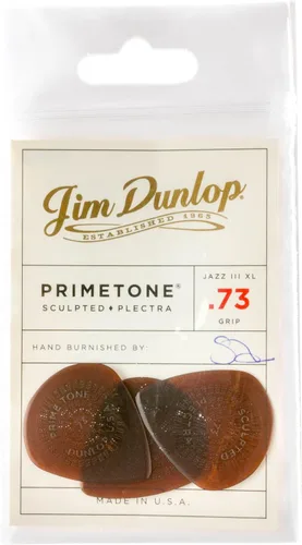 Vista 4 de Dunlop 520P073 Primetone Jazz lll XL Grip Pick .2.874 in - Paquete de 3