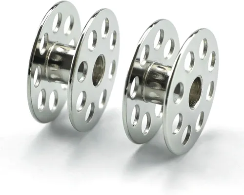 Vista 3 de Blooy - (10 piezas) 18034 grande tipo M bobina de acero compatible con máquinas de coser típicas 0302, 0303, Jack H5, H6, Consew 205RB, 206RB, JUKI