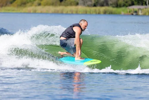 Vista 5 de O'Brien Wake Hog Surf Style - Tabla de wakesurf de espuma