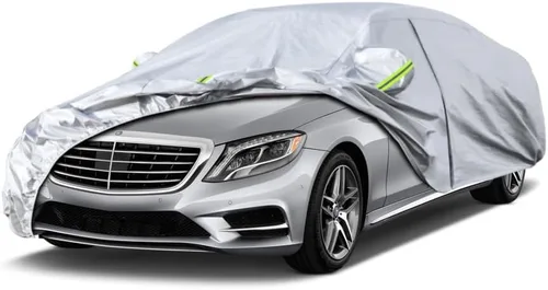 Vista 174 de KouKou Funda impermeable para automóvil SUV adecuada para BMW X1 de 2009 a 2025, 7 capas a prueba de viento para todo tipo de clima, cubierta