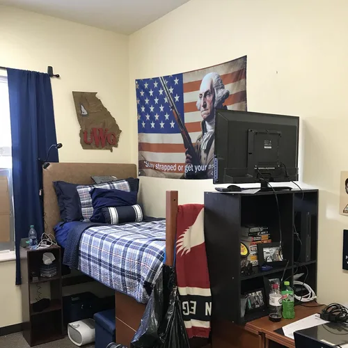 Vista 6 de ZKflager Bandera de Washington Stay Strapped or Get Clapped, banderas divertidas para habitación chicos cita meme banner de 3 x 5 pies dormitorio