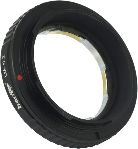 Vista 6 de Haoge Adaptador manual de montaje de lente para Leica M LM, Zeiss ZM, lente Voigtlander VM a cámara Nikon Z Mount como Z6 Z7
